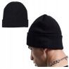 Zimowa czapka Beanie sportowa czarna uniseks - 2