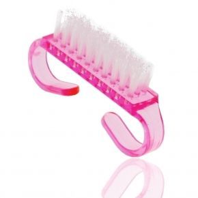 Szczoteczka do manicure do pyłu mała - różowa
