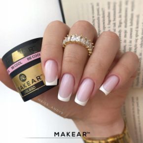 Makear Gel&Go GG21 Glitter Ice Pink 50ml budujący żel do paznokci