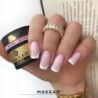 Makear Gel&Go GG21 Glitter Ice Pink 50ml budujący żel do paznokci - 4