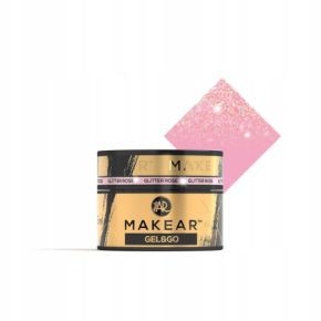 Makear Gel&Go GG23 Glitter Rose 15ml budujący żel do paznokci