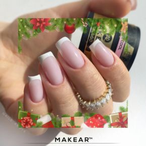 Makear Gel&Go GG24 Glitter Lila Rose 15ml budujący żel do paznokci