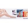 Zestaw do depilacji woskiem w dropsach - 5 x wosk ItalWax + podgrzewacz + preparaty + akcesoria - 9
