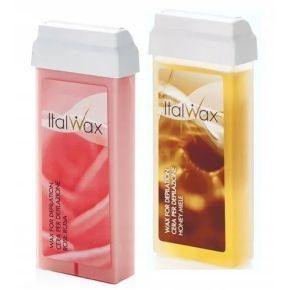 Zestaw do depilacji woskiem 2 x wosk w rolce ItalWax + podgrzewacz + 50 x paski + lotion