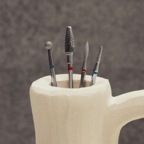 Staleks frez diamentowy stożek ścięty do skórek i paznokci FA70B025/8 2.5mm niebieski średni