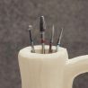 Staleks frez diamentowy stożek ścięty do skórek i paznokci FA70B025/8 2.5mm niebieski średni - 8