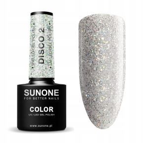 Sunone Disco 2 brokatowy lakier hybrydowy 5ml