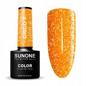 Sunone Disco 7 brokatowy lakier hybrydowy 5ml