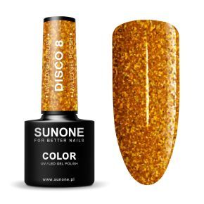 Sunone Disco 8 brokatowy lakier hybrydowy 5ml