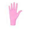 Rękawiczki nitrylowe bezpudrowe Master GLove - 100 sztuk pink S - 9