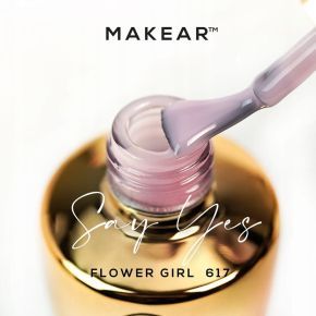 Makear Say Yes 617 Flower Girl - kolorowy lakier hybrydowy 8ml