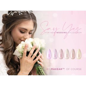 Makear Say Yes 617 Flower Girl - kolorowy lakier hybrydowy 8ml