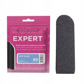 Staleks Pro Expert DFE-10-80 nakładki jednorazowe do tarki do stóp gradacja 80 30 sztuk