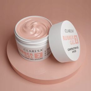 Claresa Rubber Gel 2 budujący żel do przedłużania paznokci ciepły jasny róż 12g