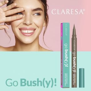 Claresa Go Bushy 01 Ash Brown pisak do stylizacji brwi