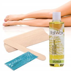 ItalWax Zestaw do depilacji bezpaskowej 5 x wosk twardy + podgrzewacz + preparaty + szpatułki