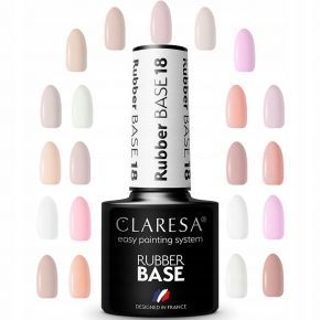 Claresa Baza Rubber 10 kolorowa hybrydowa baza kauczukowa 5g