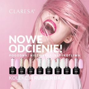 Claresa Baza Rubber 10 kolorowa hybrydowa baza kauczukowa 5g