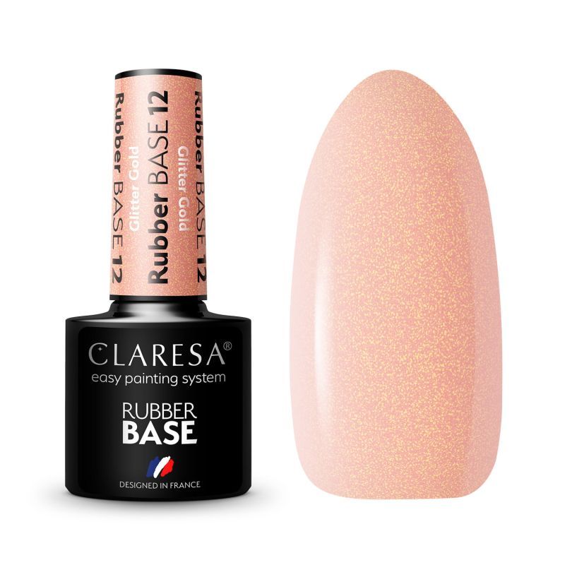 Claresa Baza Rubber 12 kolorowa hybrydowa baza kauczukowa 5g