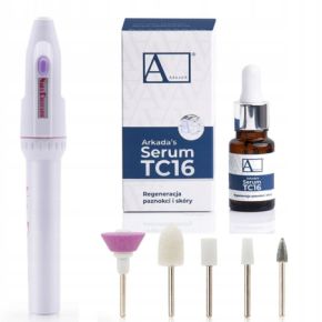 Arkada Zestaw: Serum kolagenowe TC16 11ml + frezarka mini do paznokci