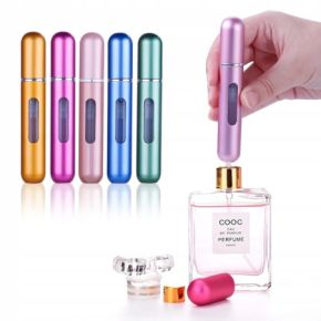 Atomizer do perfum perfumetka z dozownikiem buteleczka 5ml czarna