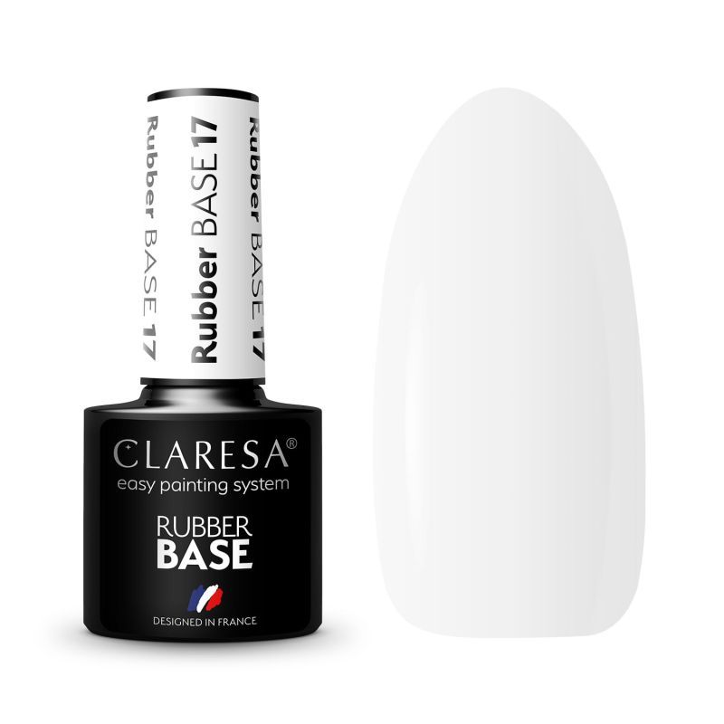 Claresa Baza Rubber 17 kolorowa hybrydowa baza kauczukowa 5g