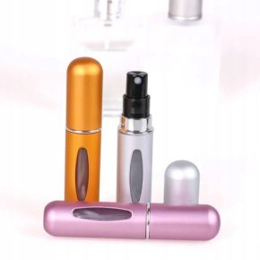 Atomizer do perfum perfumetka z dozownikiem buteleczka 5ml niebieska