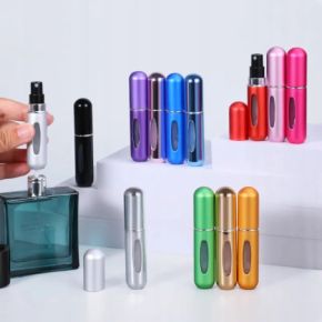 Atomizer do perfum perfumetka z dozownikiem buteleczka 5ml niebieska