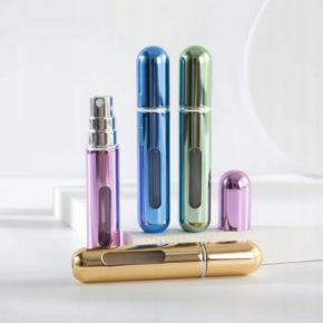Atomizer do perfum perfumetka z dozownikiem buteleczka 5ml niebieska