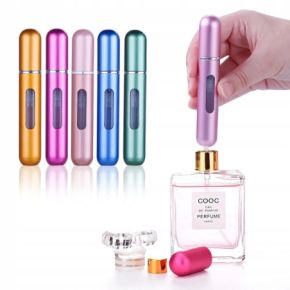 Atomizer do perfum perfumetka z dozownikiem buteleczka 5ml niebieska