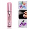 Atomizer do perfum perfumetka z dozownikiem buteleczka 5ml różowa - 1