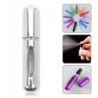 Atomizer do perfum perfumetka z dozownikiem buteleczka 5ml srebrna - 1