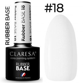 Claresa Baza Rubber 18 kolorowa hybrydowa baza kauczukowa 5g