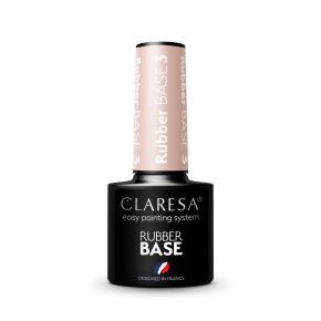 Claresa Baza Rubber 3 kolorowa hybrydowa baza kauczukowa 5g