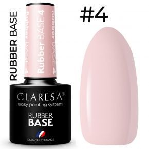 Claresa Baza Rubber 4 kolorowa hybrydowa baza kauczukowa 5g