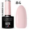 Claresa Baza Rubber 4 kolorowa hybrydowa baza kauczukowa 5g - 10