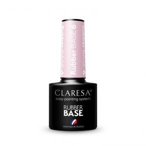 Claresa Baza Rubber 6 kolorowa hybrydowa baza kauczukowa 5g
