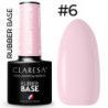Claresa Baza Rubber 6 kolorowa hybrydowa baza kauczukowa 5g - 9