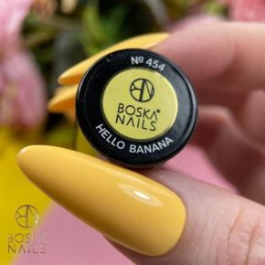 Boska Nails 454 Hello Banana kolekcja Pastel Fruit kolorowy lakier hybrydowy 6ml