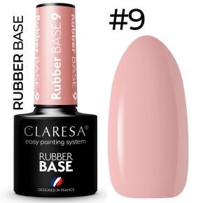 Claresa Baza Rubber 9 kolorowa hybrydowa baza kauczukowa 5g