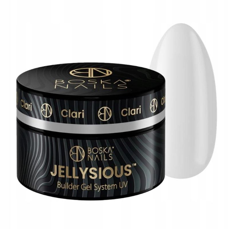 Boska Nails Jellysious Clari 30ml przezroczysty żel budujący do paznokci galaretka Builder Gel System UV