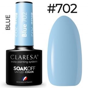 Claresa Blue702 kolorowy lakier hybrydowy 5g