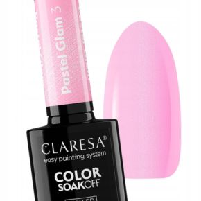 Claresa Pastel Glam 3 pastelowy lakier hybrydowy 5g