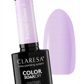 Claresa Pastel Glam 4 pastelowy lakier hybrydowy 5g