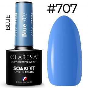 Claresa Blue707 kolorowy lakier hybrydowy 5g