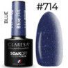Claresa Blue714 kolorowy lakier hybrydowy 5g - 1