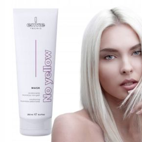 Envie Tecnic Mask No Yellow 250ml fioletowa maska do włosów blond