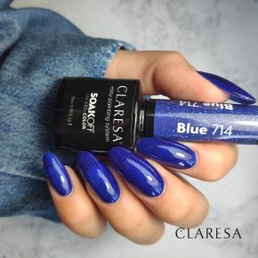 Claresa Blue714 kolorowy lakier hybrydowy 5g