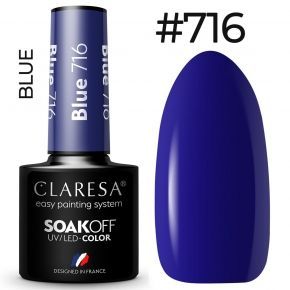 Claresa Blue716 kolorowy lakier hybrydowy 5g