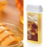 ItalWax Zestaw do depilacji - podgrzewacz (czarny korek) + 3x wosk w rolce 100ml Rose, White Chocolate i Honey + preparaty + paski + talk - 8